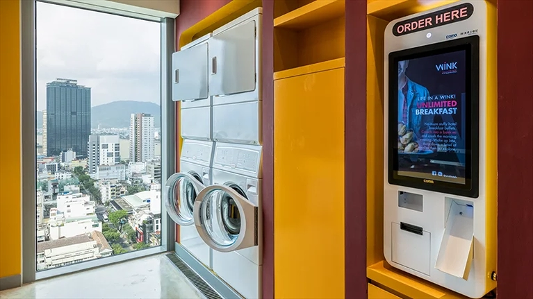 Khu vực giặt ủi tự động