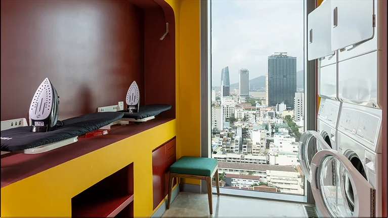 Khu vực giặt ủi tự động