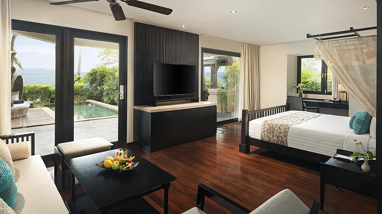 Phòng với không gian rộng rãi và sang trọng