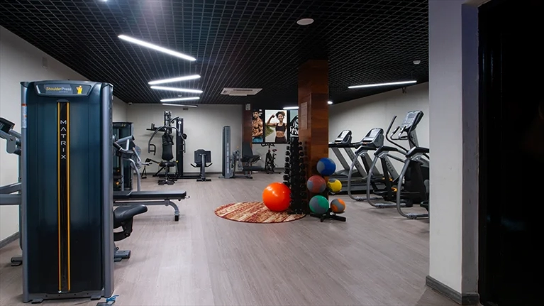 Phòng Gym với trang thiết bị hiện đại