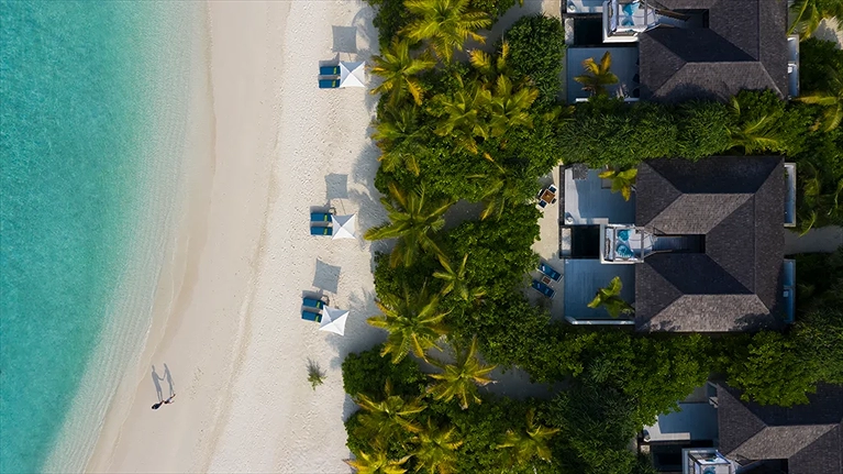 Beach Pool Suite nhìn từ trên cao