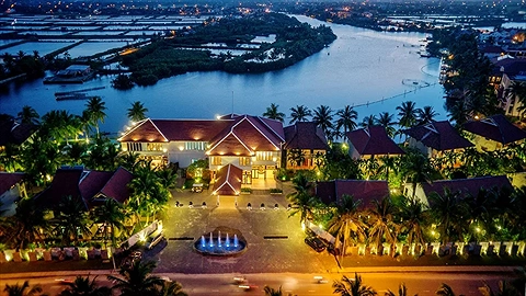Toàn cảnh khu nghỉ nhìn từ trên cao