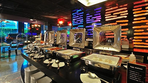 Khu vực dùng buffet sáng