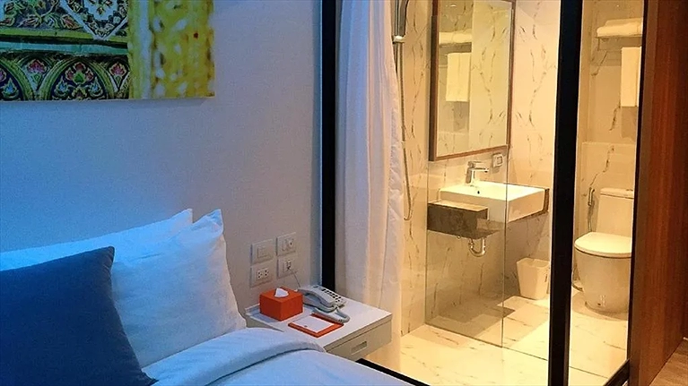 Nhà vệ sinh sạch sẽ, gọn gàng