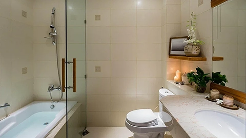 Toilet Deluxe Double Room