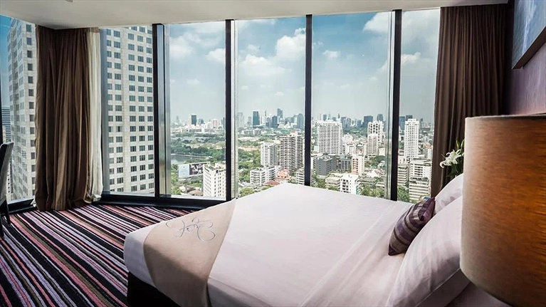 Phòng với góc nhìn toàn cảnh thành phố