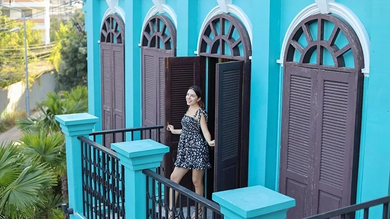 Khách sạn với các điểm nhấn màu sắc