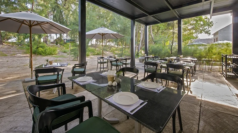 Không gian nhà hàng ngoài trời