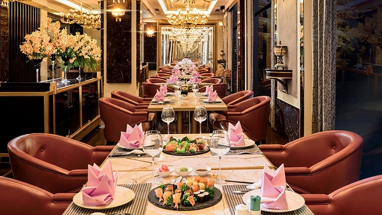 Nhà hàng Akoya đặc biệt ấn tượng