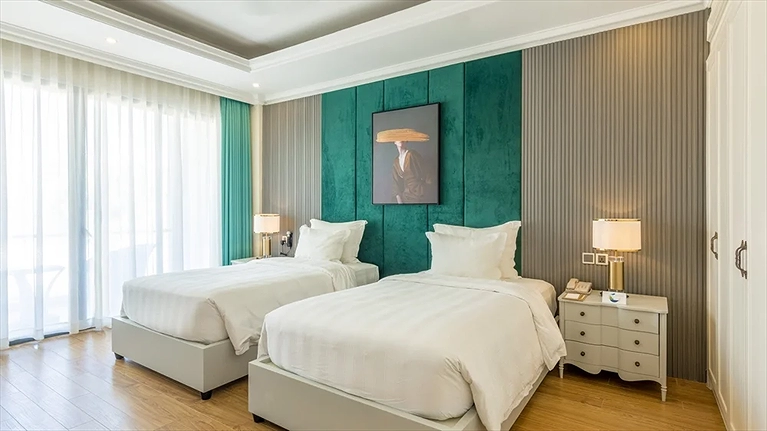 Tropicana Villa - phòng ngủ Twin