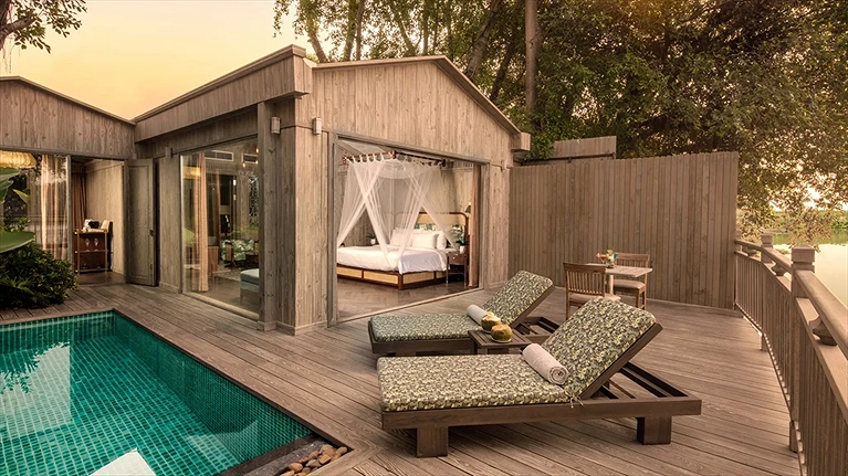 Riverfront Two Bedroom Pool Villa