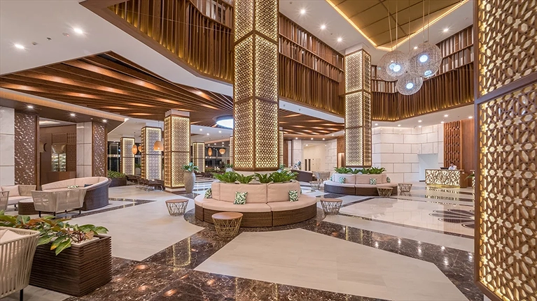 Khu vực sảnh lễ tân