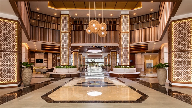 Khu vực sảnh lễ tân