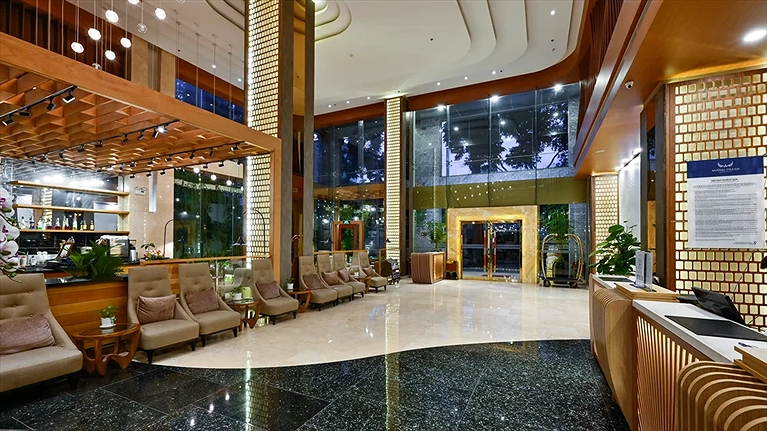 Sảnh chờ khu vực lễ tân