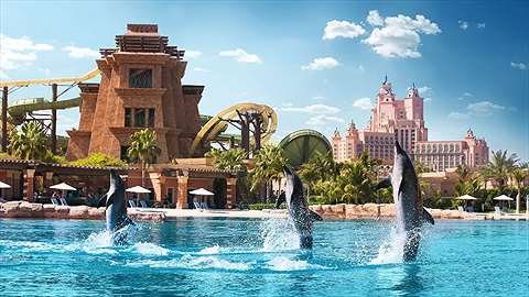 Công viên nước Aquaventure mang đến những trải nghiệm đặc sắc