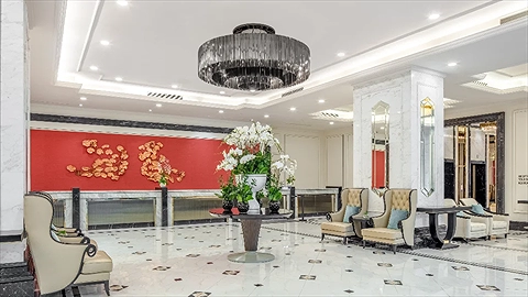 Khu vực ngồi chờ tại sảnh lễ tân