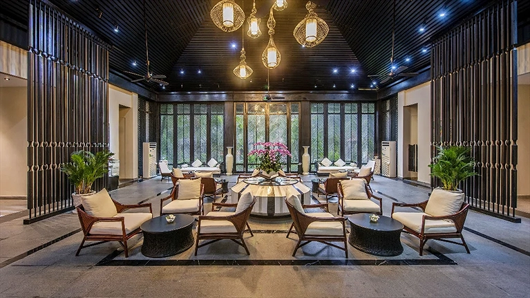 Khu vực chào đón Quý khách đến Spa sang trọng