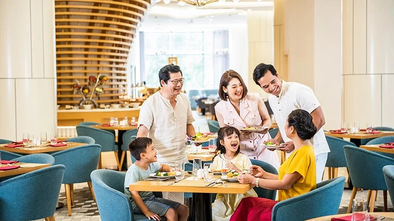 Không gian vô cùng rộng rãi và thoải mái cho gia đình