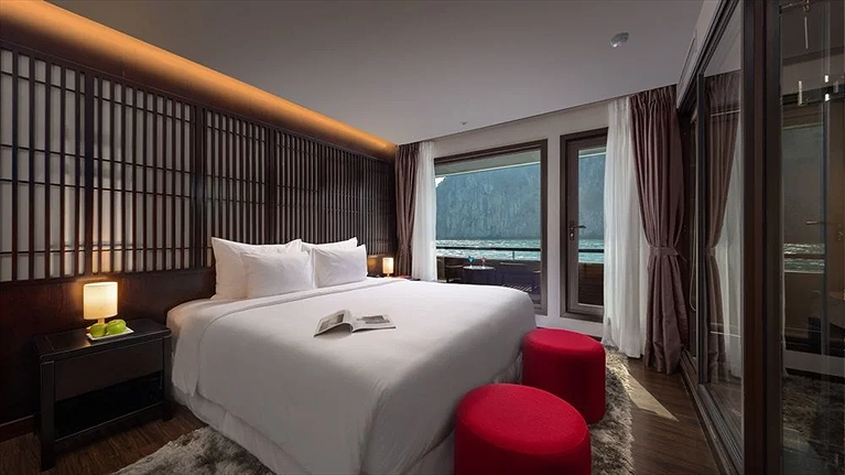 Phòng Silver Pearl với thiết kế hiện đại