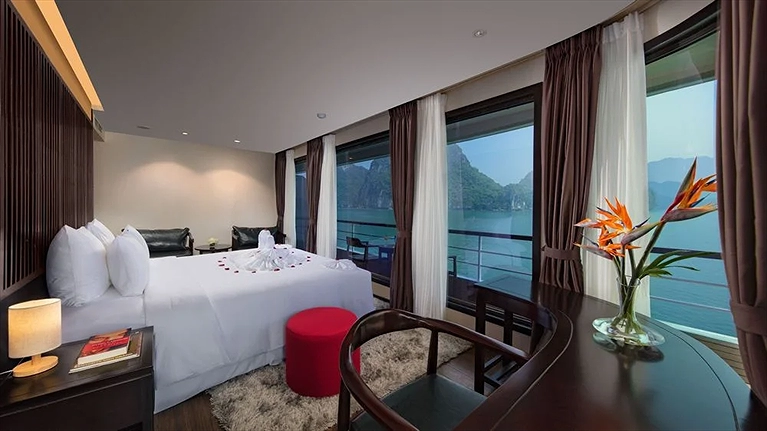 Phòng Onyx Pearl rộng rãi và thiết kế hiện đại