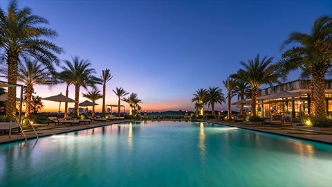 Quang cảnh hồ bơi ngoài trời