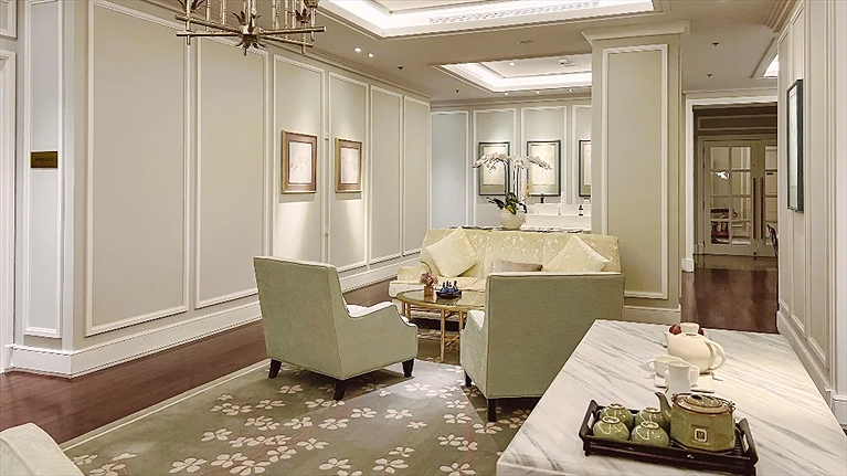 Khu vực ngồi tại Ô Spa