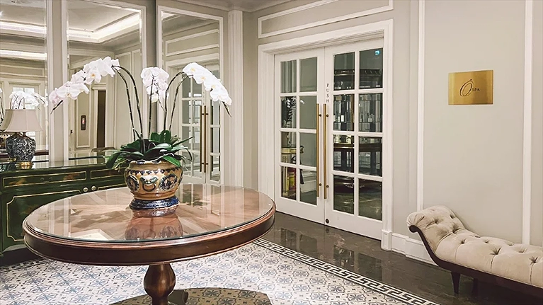 Khu vực ngồi tại Ô Spa