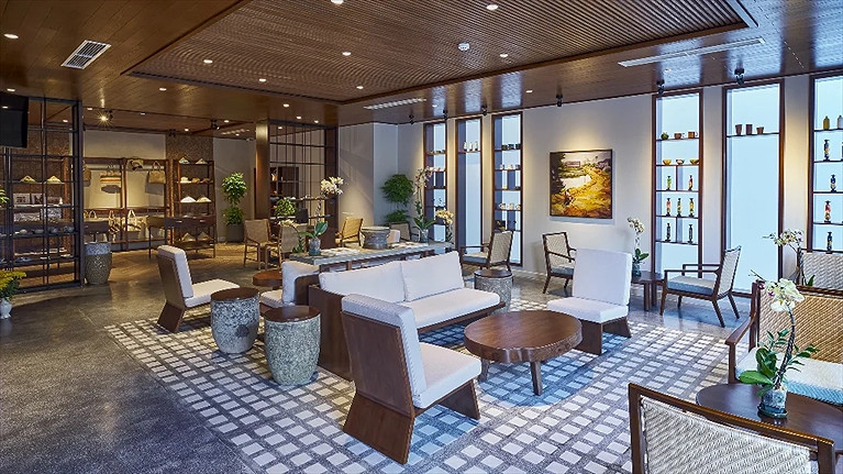 Khu vực sảnh lễ tân