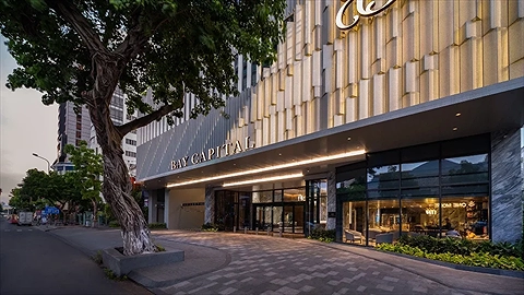 Cổng vào khách sạn