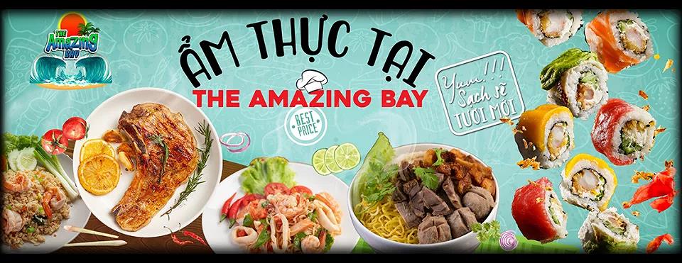 Nếu bạn là một tín đồ ẩm thực, sẽ thật đáng tiếc nếu đến The Amazing Bay mà lại bỏ qua chuỗi nhà hàng ẩm thực tại đây. Ngoài các dịch vụ Vui chơi – Giải trí – Tham quan thì ẩm thực là một trong những điểm nhấn nổi bật mà The Amazing Bay muốn mang đến để phục vụ du khách một cách trọn vẹn nhất