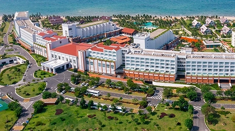 Toàn cảnh khu nghỉ nhìn từ trên cao