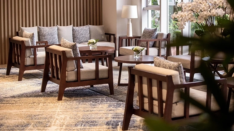 Khu vực sảnh lễ tân