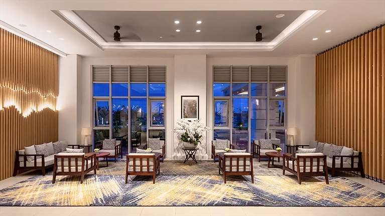 Khu vực sảnh lễ tân