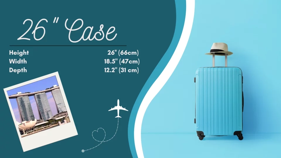Hướng dẫn chọn size vali dưới 26-inch