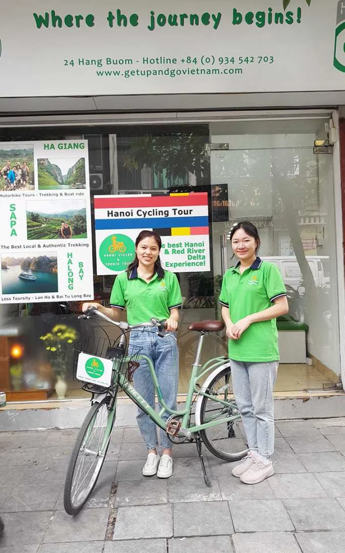 Vị trí đón khách thuận tiện trong khu vực phố cổ Hà Nội
