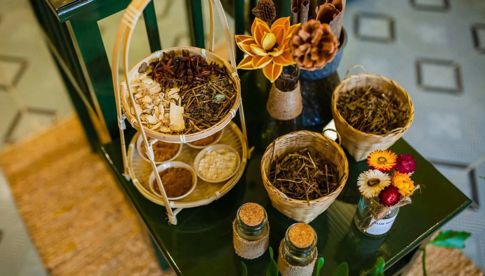 Không gian sạch sẽ, thơm mùi thảo mộc, đầy đủ tiện nghi
