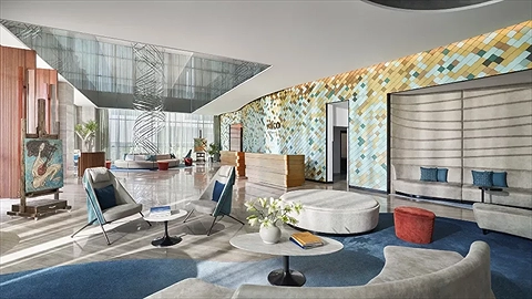 Khu vực sảnh lễ tân