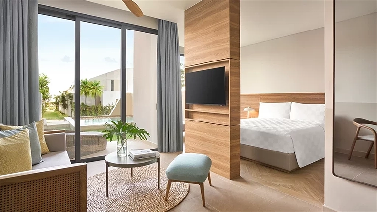 One Bedroom Balcony Residences Garden Pool