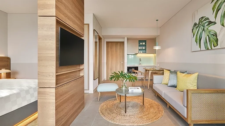 One Bedroom Balcony Residences Garden Pool