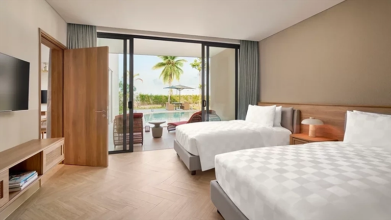 Three Bedroom Duplex Garden Pool Villa