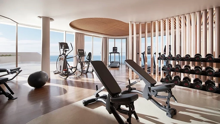 Phòng tập Gym với các thiết bị hiện đại