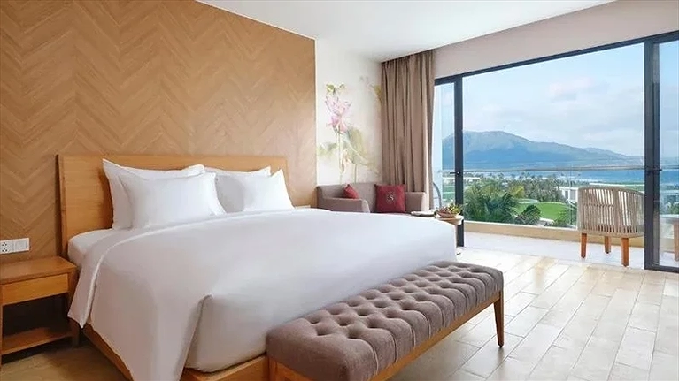 Hạng phòng Noa Garden nằm tại tầng 3 thang bộ