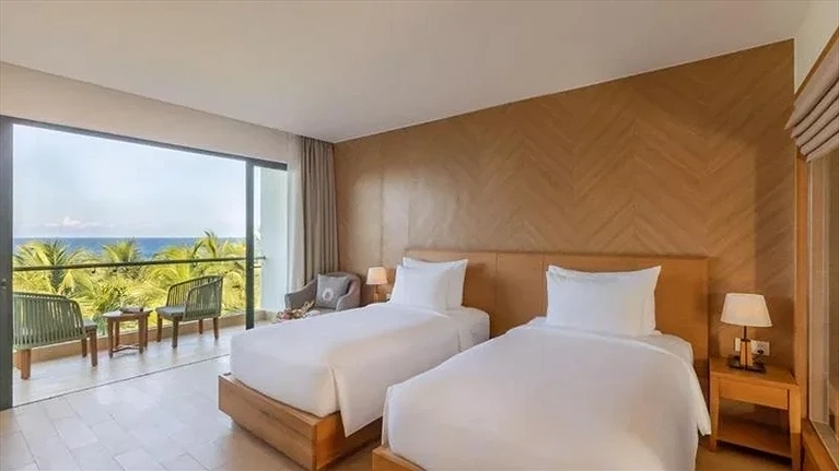 Hạng phòng Noa Garden nằm tại tầng 3 thang bộ