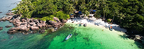 Tour 4 Đảo Phú Quốc & Cáp Treo: Hòn Thơm, Móng Tay, Gầm Ghì, Mây Rút
