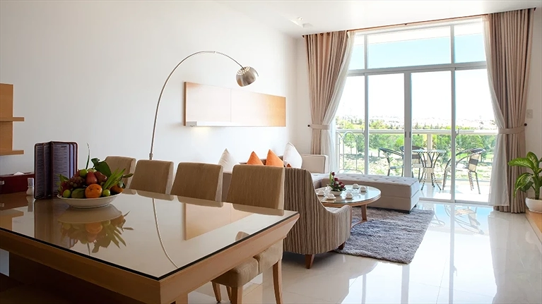 Two Bedrooms Apartment with Garden View