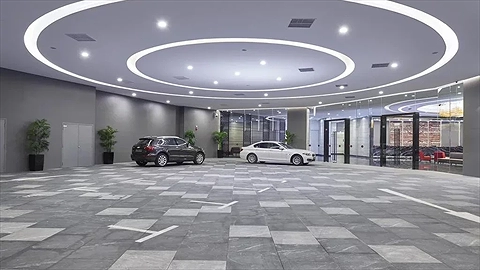 Khu vực đỗ xe trước khách sạn