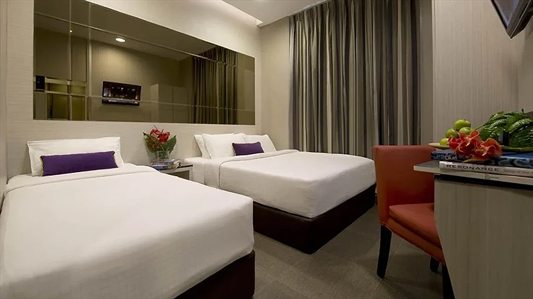 Phòng Triple phù hợp với 3 người lớn