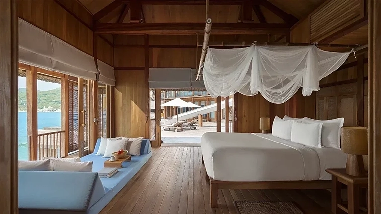 Các phòng ngủ đều hướng ra đại dương xanh mát