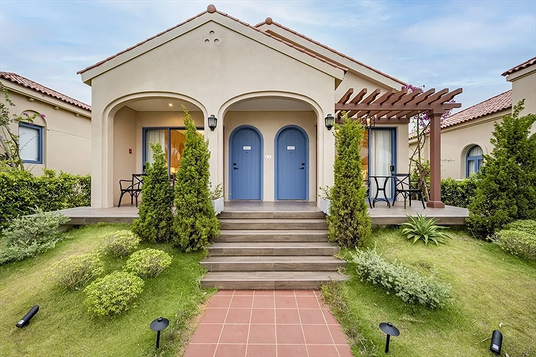 Bên ngoài phòng Deluxe