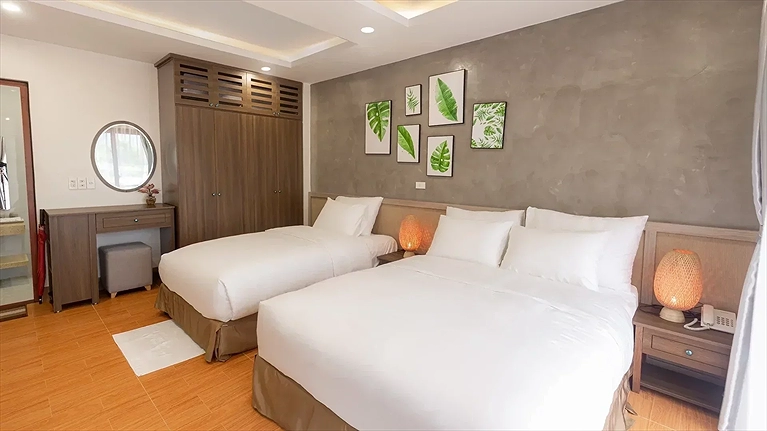 Phòng family Bungalow Garden View